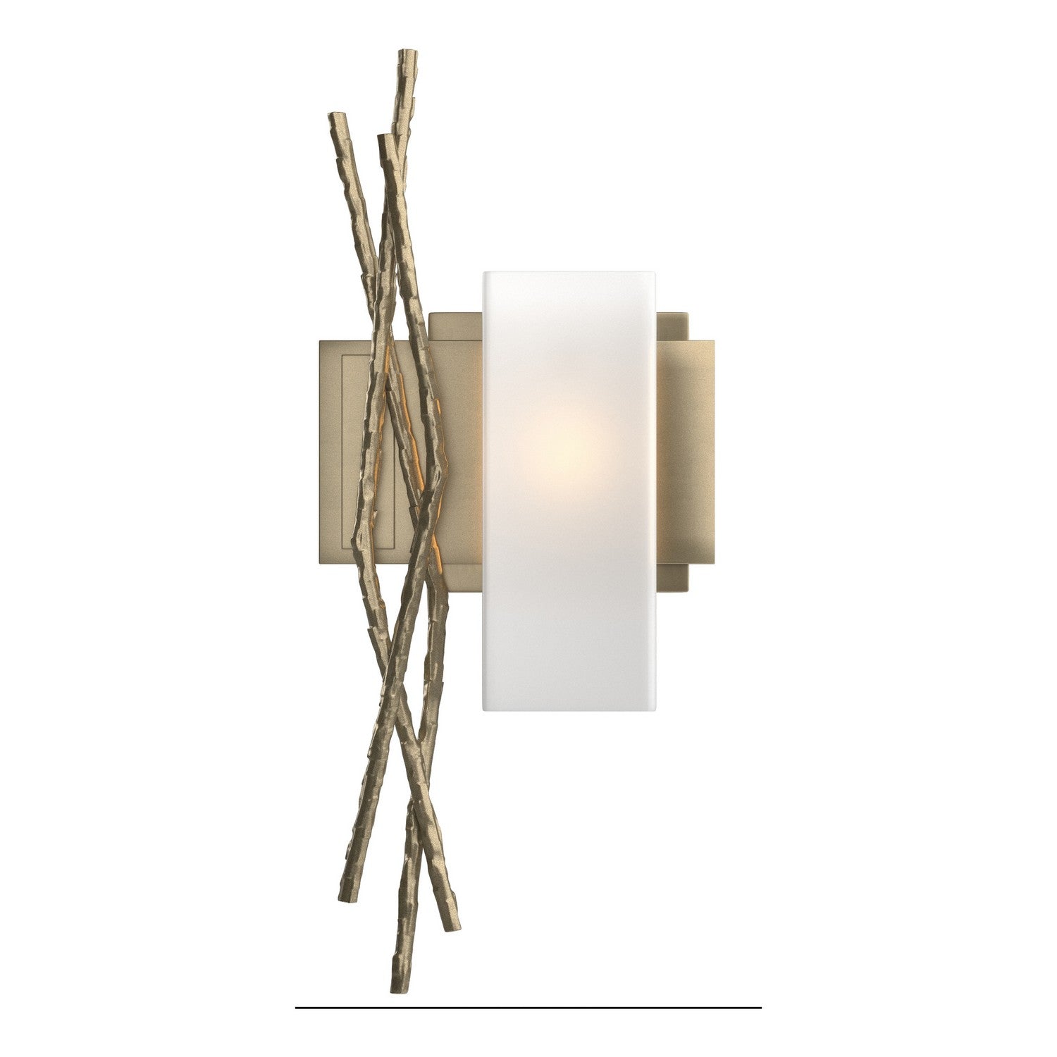 Hubbardton Forge - 207670-SKT-RGT-84-GG0351 - Brindille Sconce - Brindille - Soft Gold