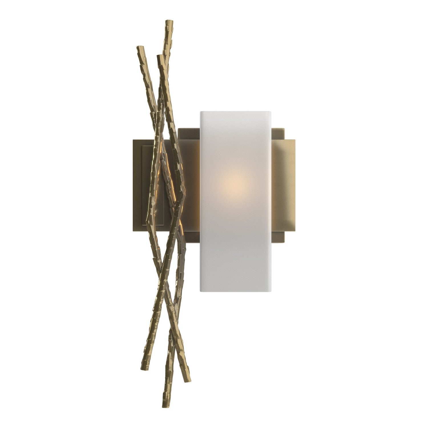 Hubbardton Forge - 207670-SKT-RGT-86-GG0351 - One Light Wall Sconce - Brindille - Modern Brass