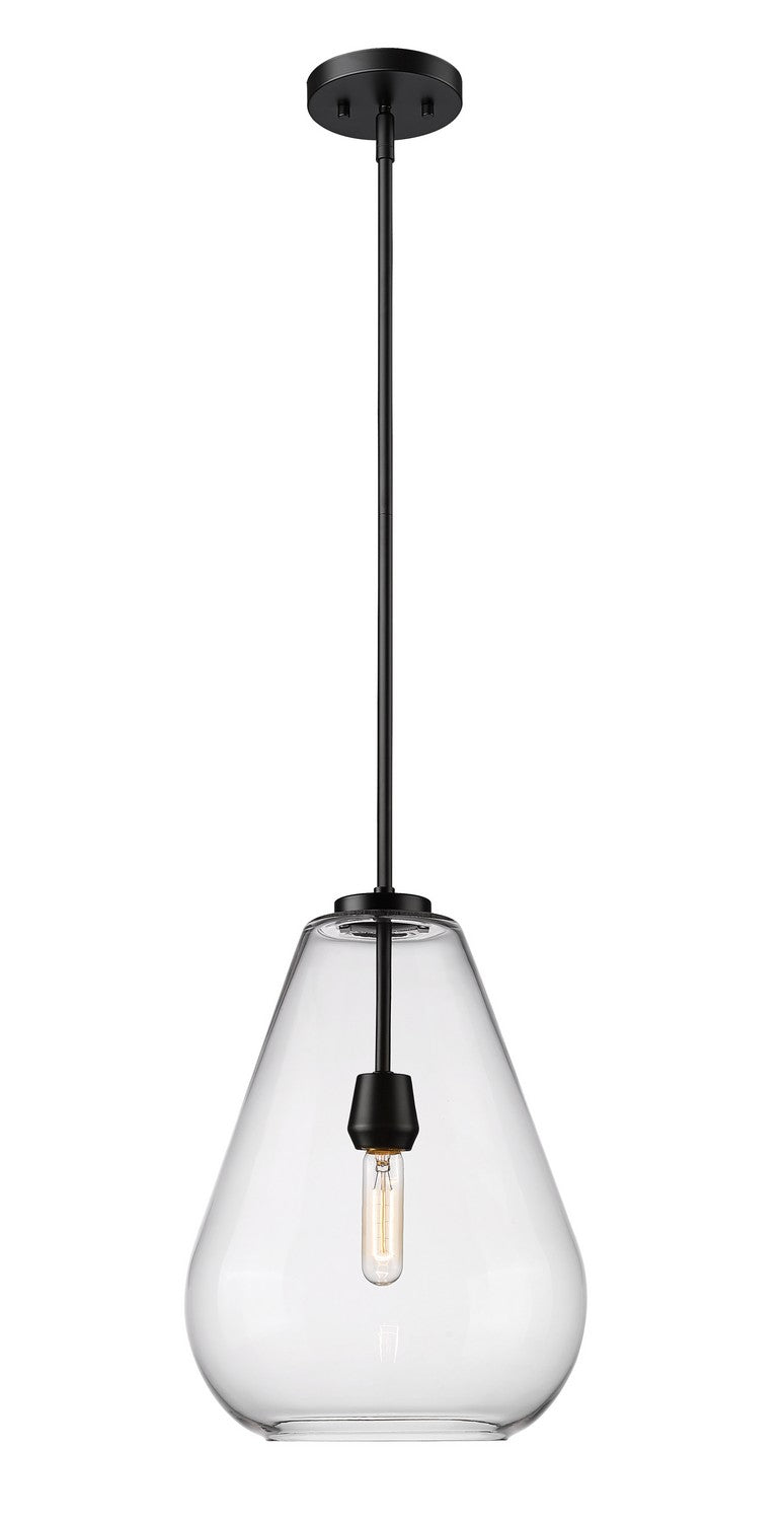 Z-Lite - 488P12-MB - One Light Pendant - Ayra - Matte Black