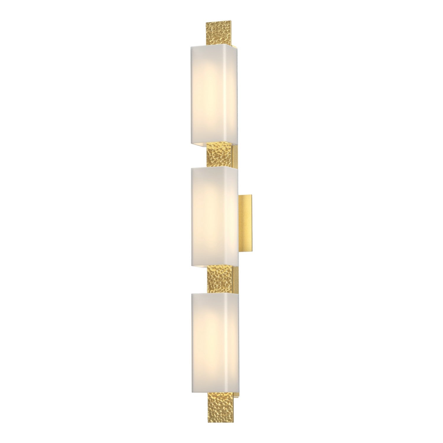 Hubbardton Forge - 207697-SKT-86-GG0441 - Three Light Wall Sconce - Oceanus - Modern Brass