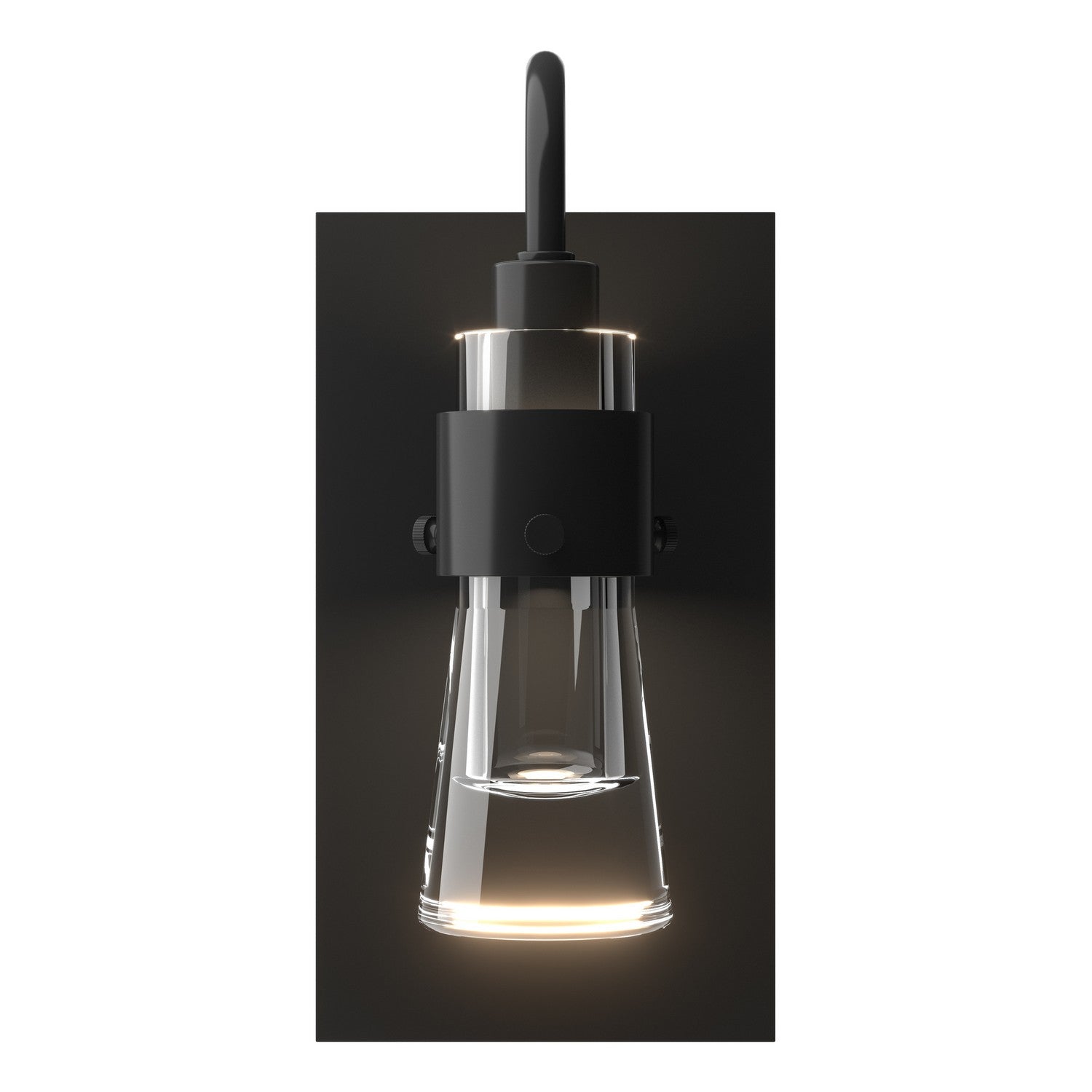 Hubbardton Forge - 207720-SKT-10-ZM0343 - One Light Wall Sconce - Erlenmeyer - Black