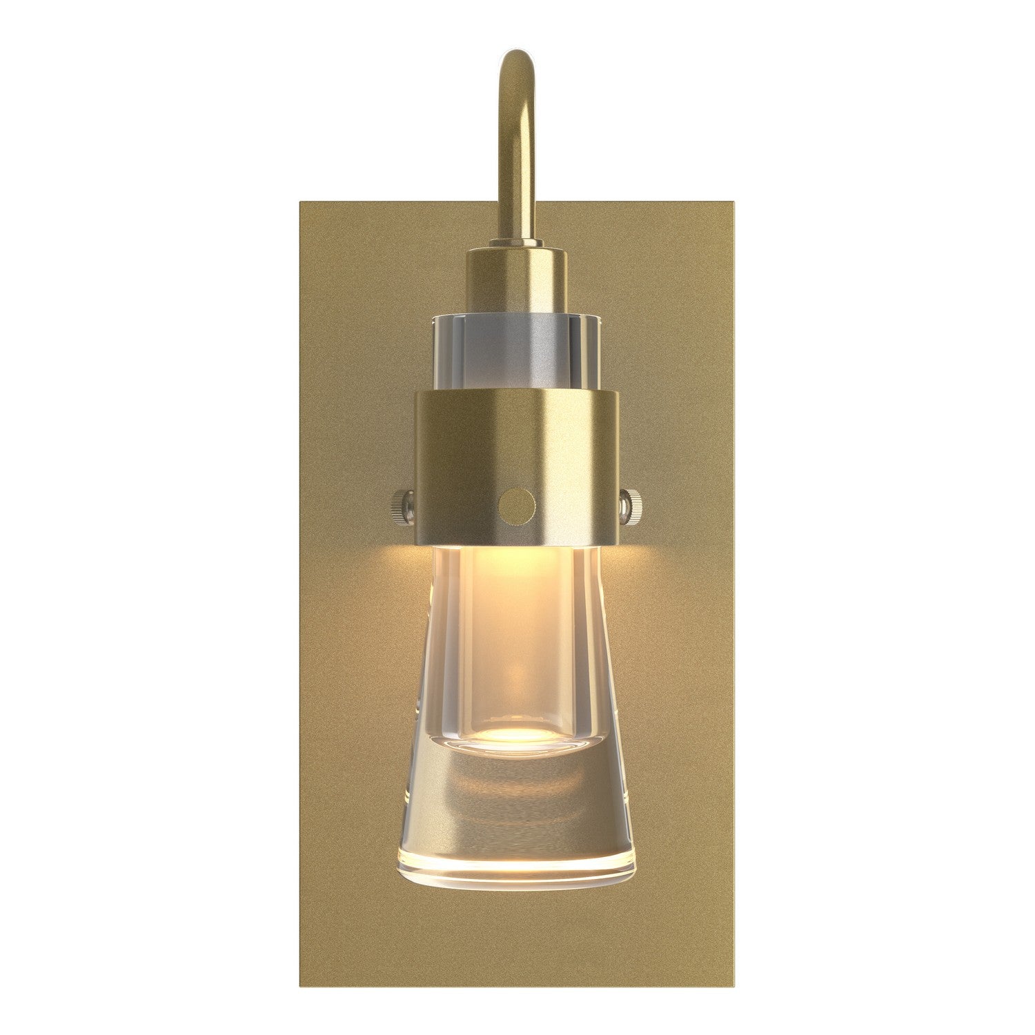 Hubbardton Forge - 207720-SKT-86-ZM0343 - One Light Wall Sconce - Erlenmeyer - Modern Brass