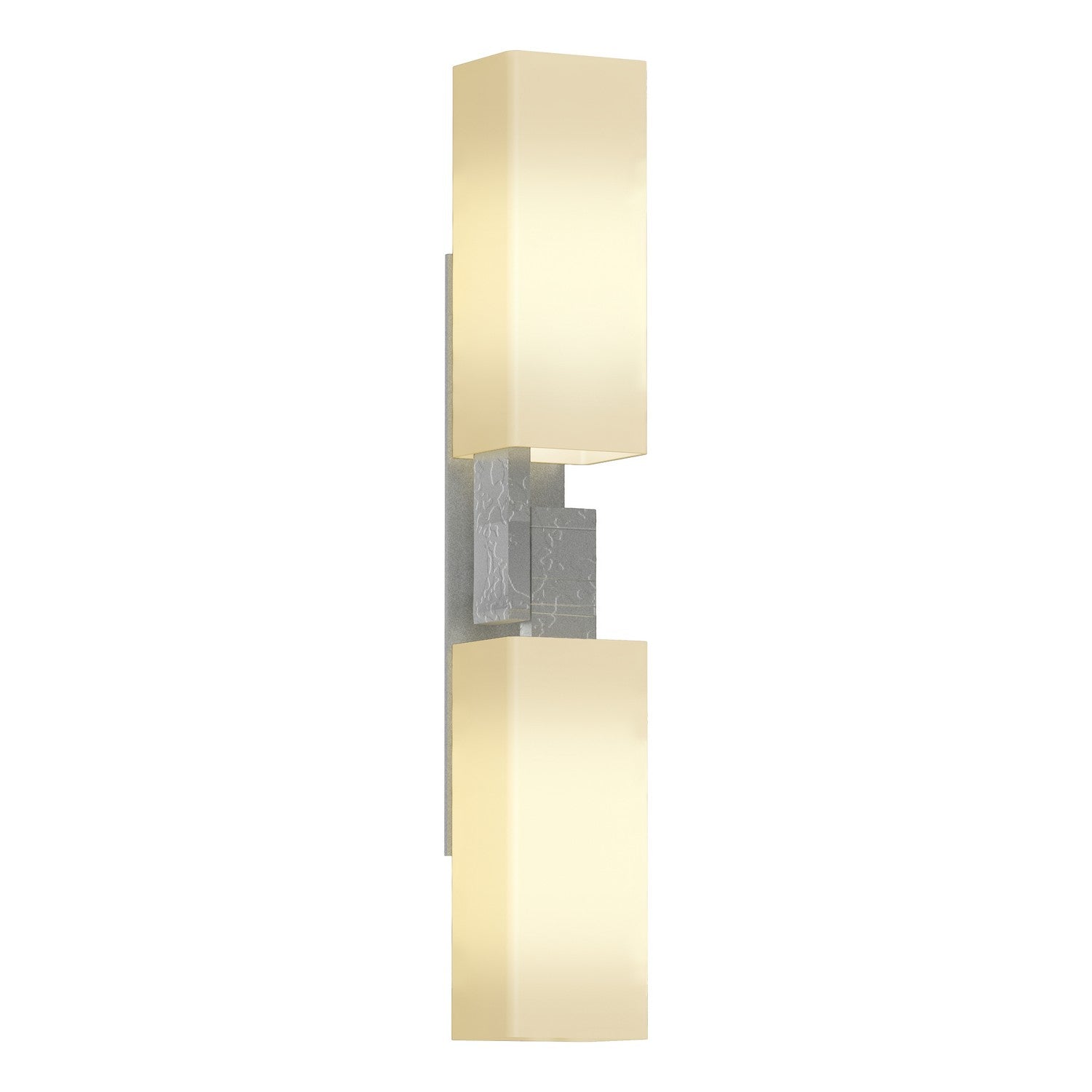 Hubbardton Forge - 207801-SKT-82-GG0351 - Ondrian 2 Light Sconce - Ondrian - Vintage Platinum