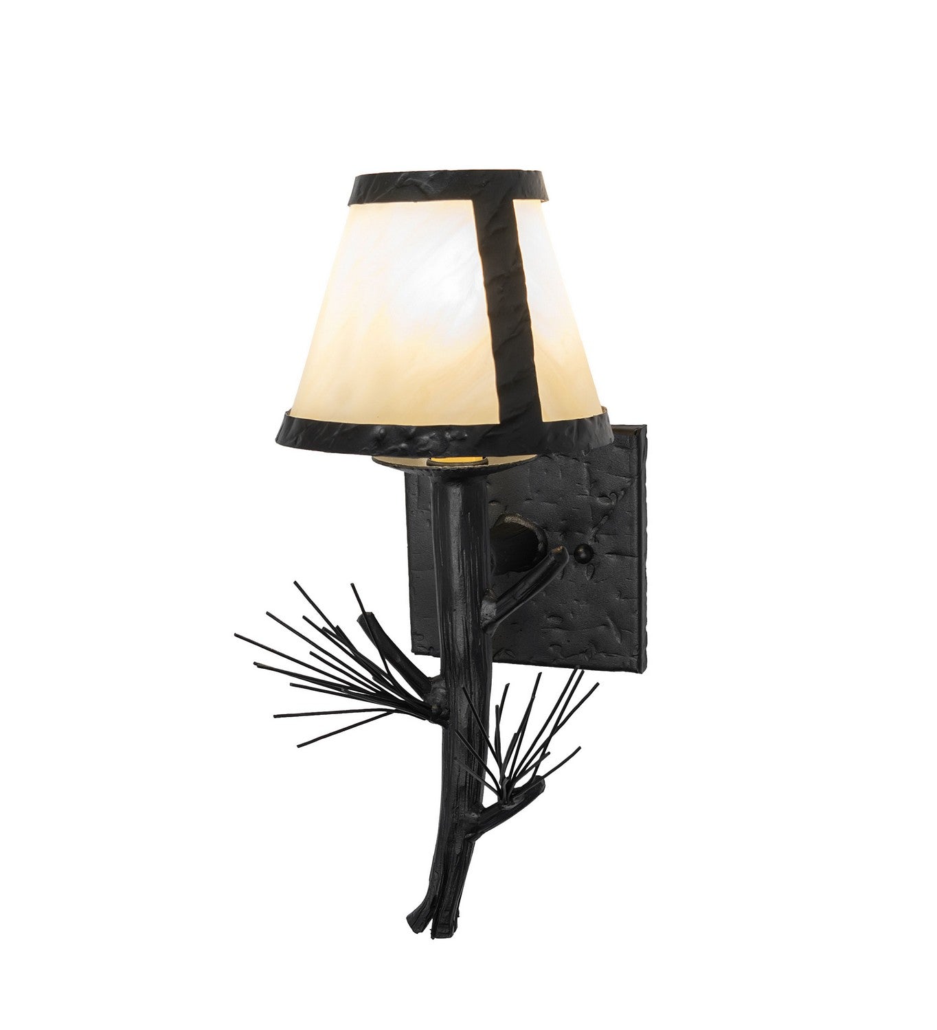 Meyda Tiffany - 265636 - LED Wall Sconce - Lone Pine - Textured Black