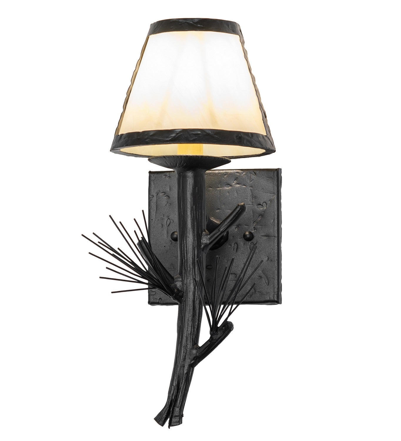 Meyda Tiffany - 265636 - LED Wall Sconce - Lone Pine - Textured Black