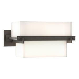 Hubbardton Forge - 207821-SKT-07-GG0105 - Two Light Wall Sconce - Kakomi - Dark Smoke