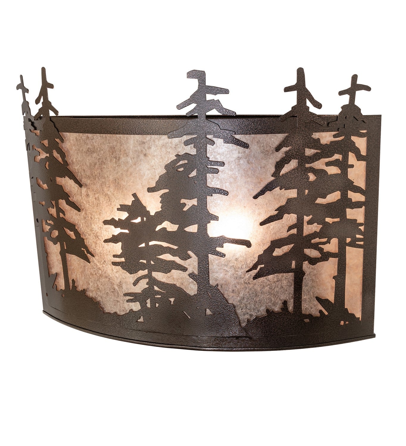 Meyda Tiffany - 266436 - Two Light Wall Sconce - Tall Pines - Copper Vein