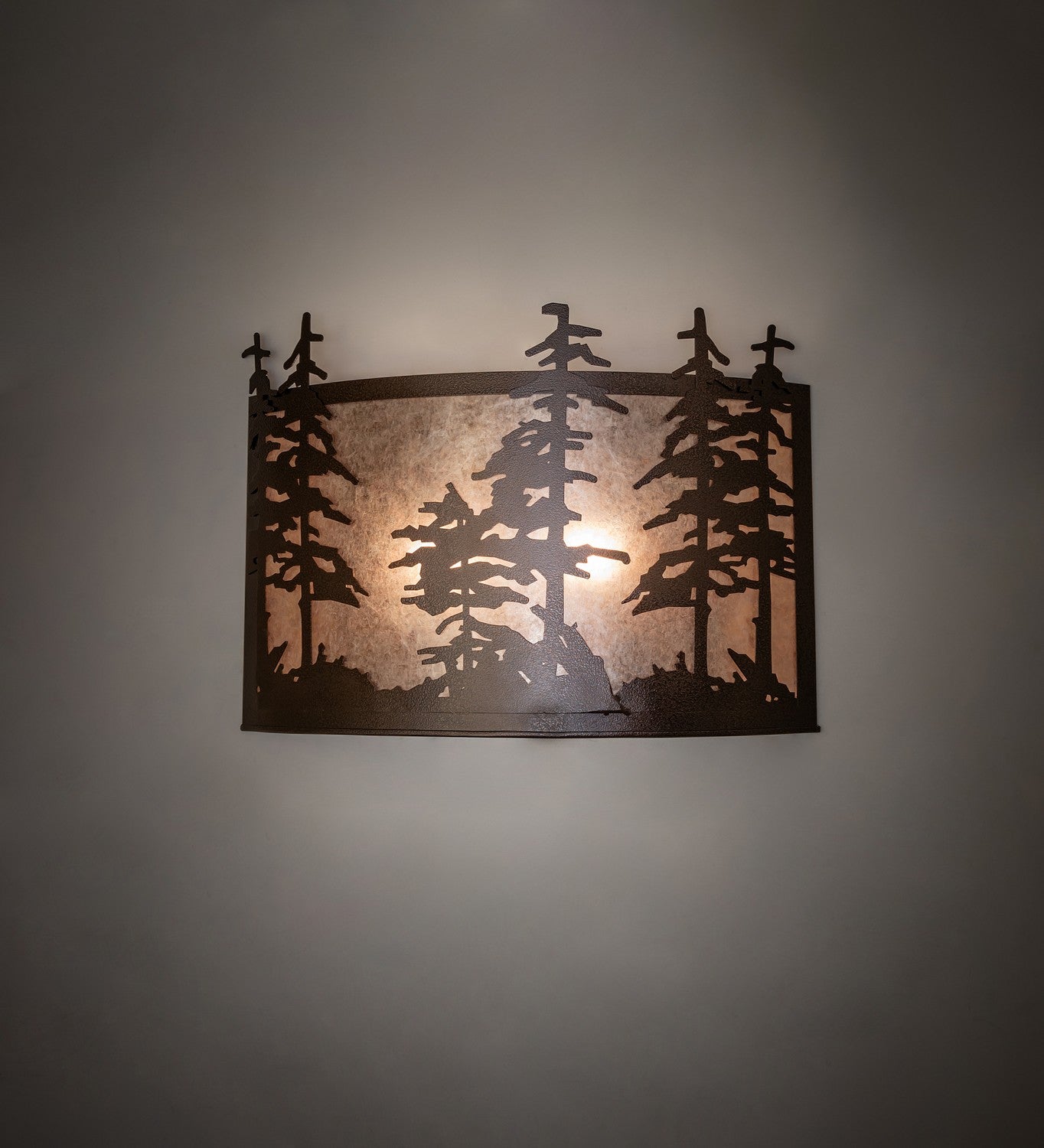 Meyda Tiffany - 266436 - Two Light Wall Sconce - Tall Pines - Copper Vein