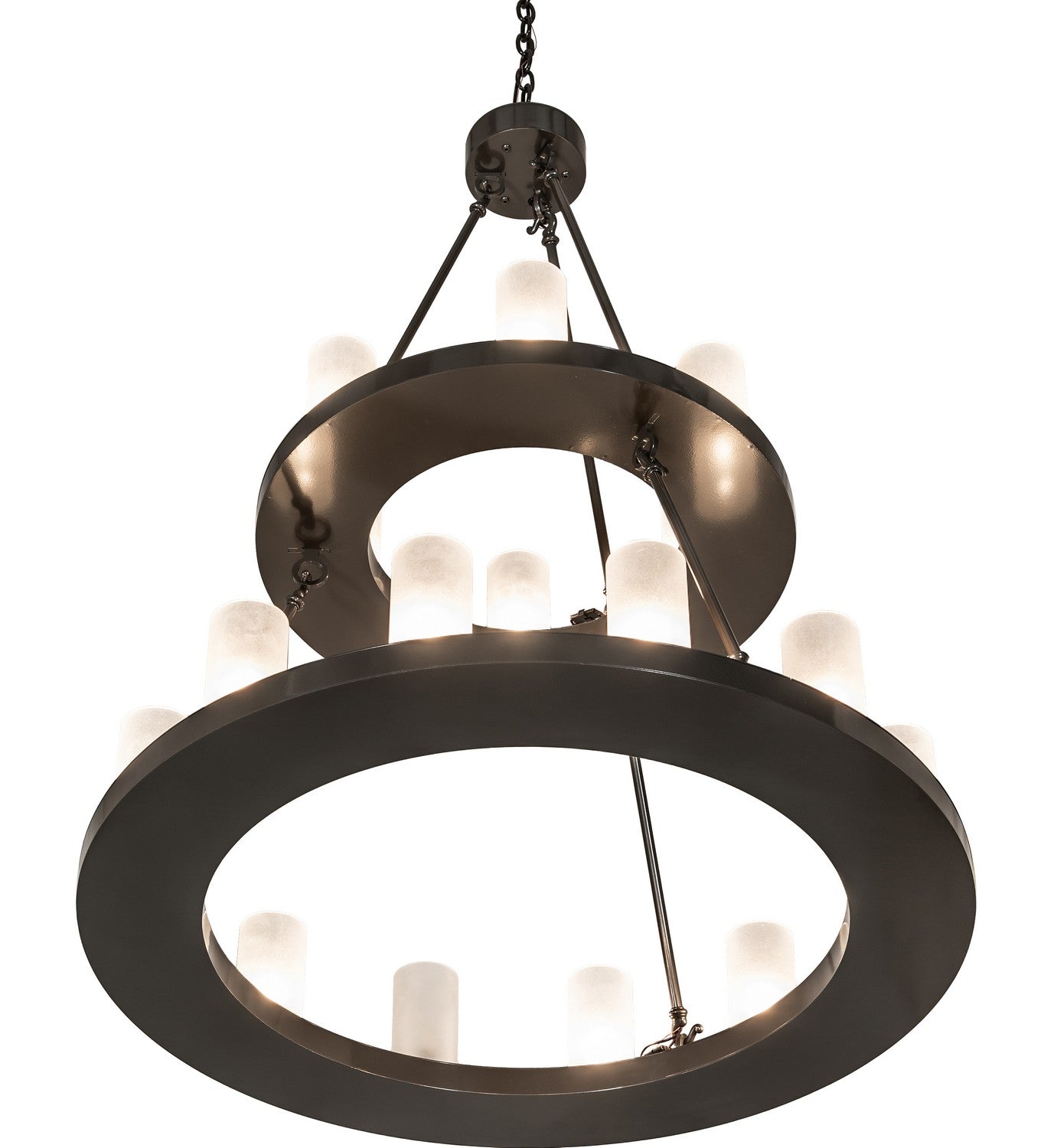 Meyda Tiffany - 267118 - 18 Light Chandelier - Loxley - Exterior Oil Rubbed Bronze