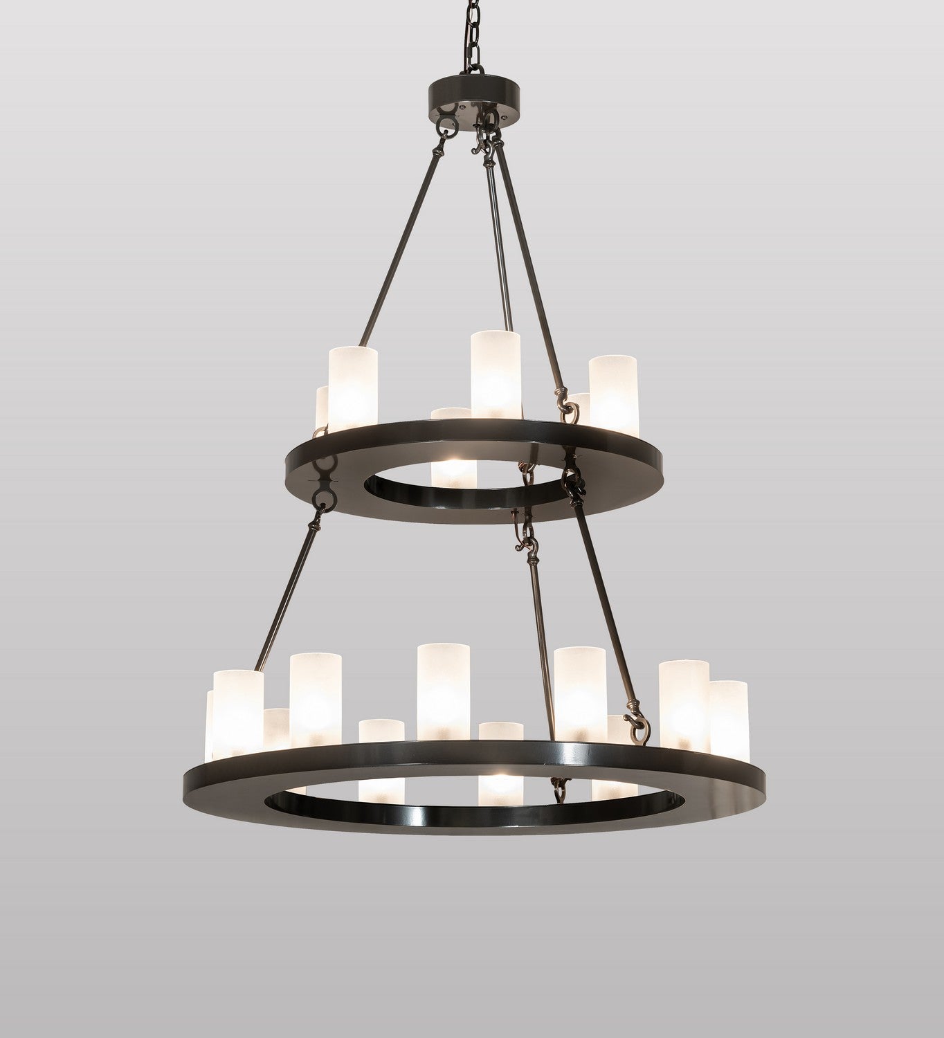 Meyda Tiffany - 267118 - 18 Light Chandelier - Loxley - Exterior Oil Rubbed Bronze