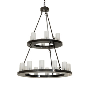 Meyda Tiffany - 267118 - 18 Light Chandelier - Loxley - Exterior Oil Rubbed Bronze