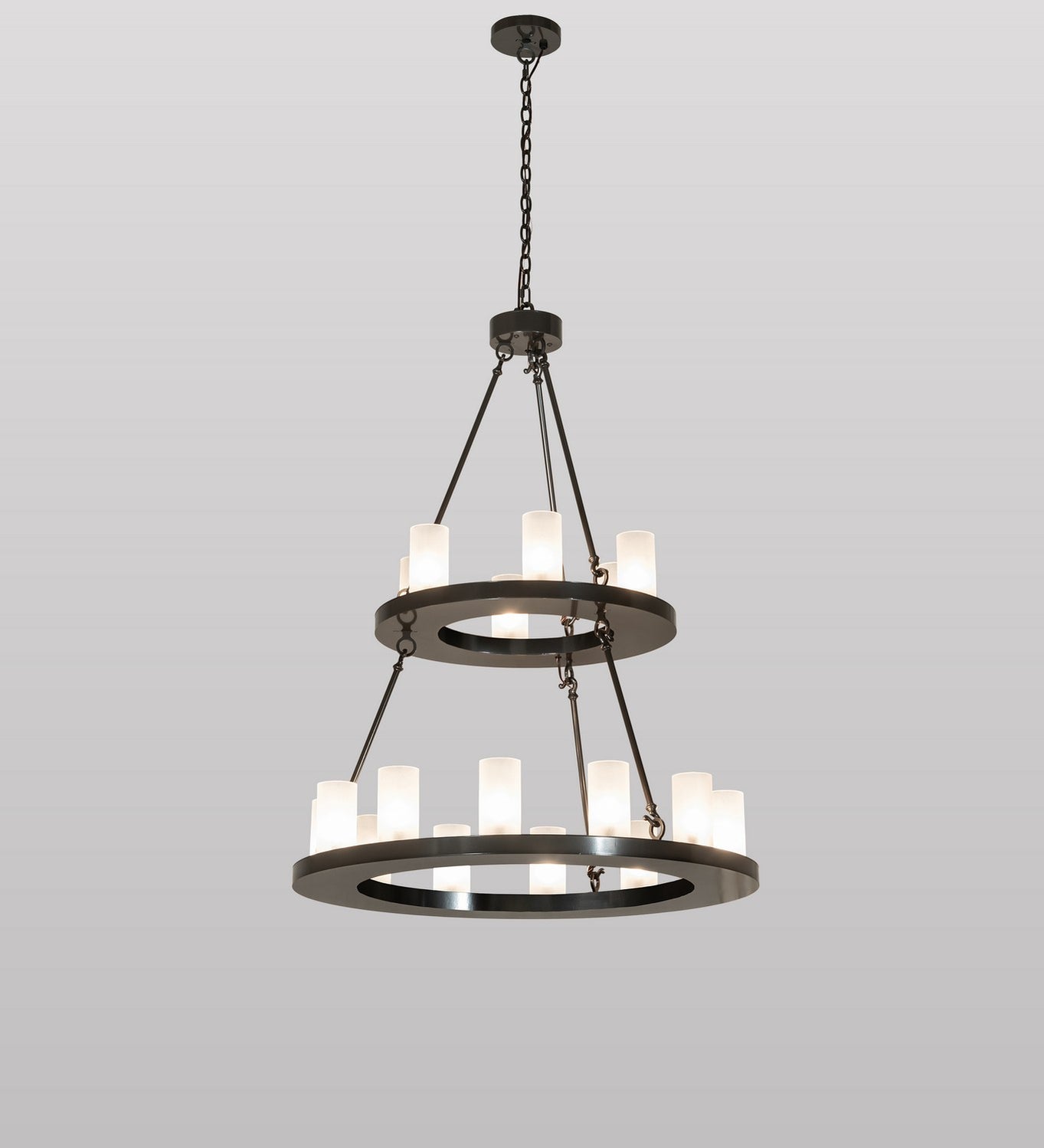 Meyda Tiffany - 267118 - 18 Light Chandelier - Loxley - Exterior Oil Rubbed Bronze