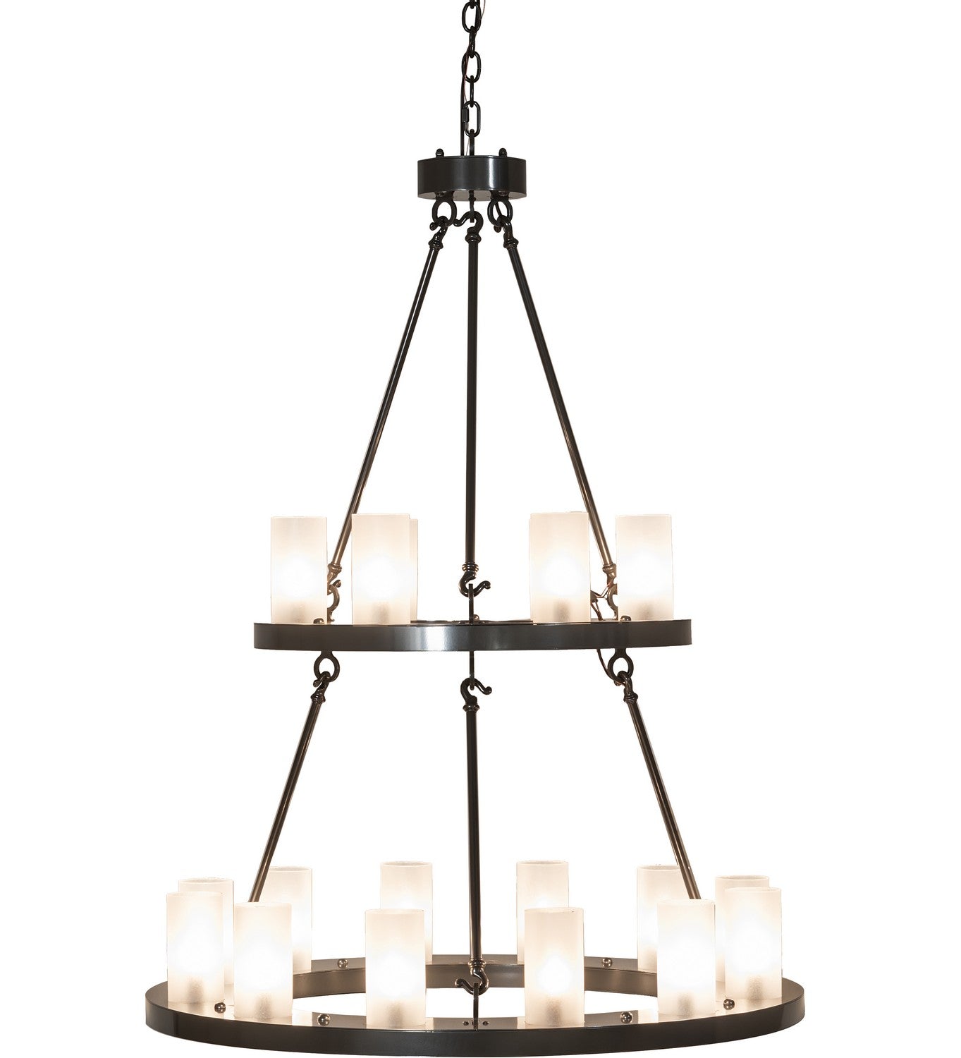 Meyda Tiffany - 267118 - 18 Light Chandelier - Loxley - Exterior Oil Rubbed Bronze