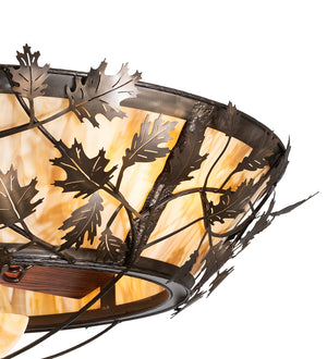 Meyda Tiffany - 267536 - 11 Light Chandel-Air - Oak Branch - Antique Copper