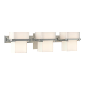 Hubbardton Forge - 207833-SKT-82-GG0106 - Three Light Wall Sconce - Kakomi - Vintage Platinum