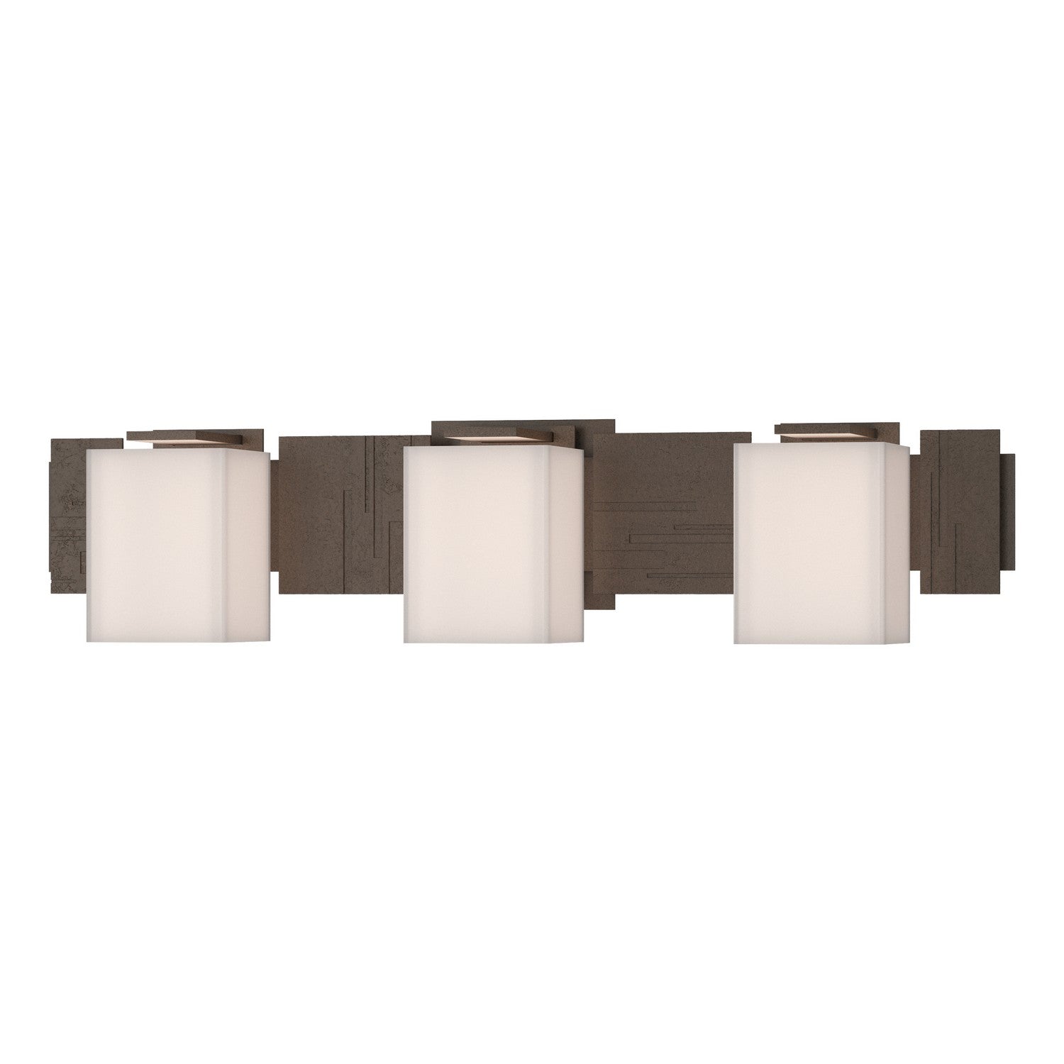 Hubbardton Forge - 207843-SKT-05-GG0108 - Three Light Wall Sconce - Impressions - Bronze