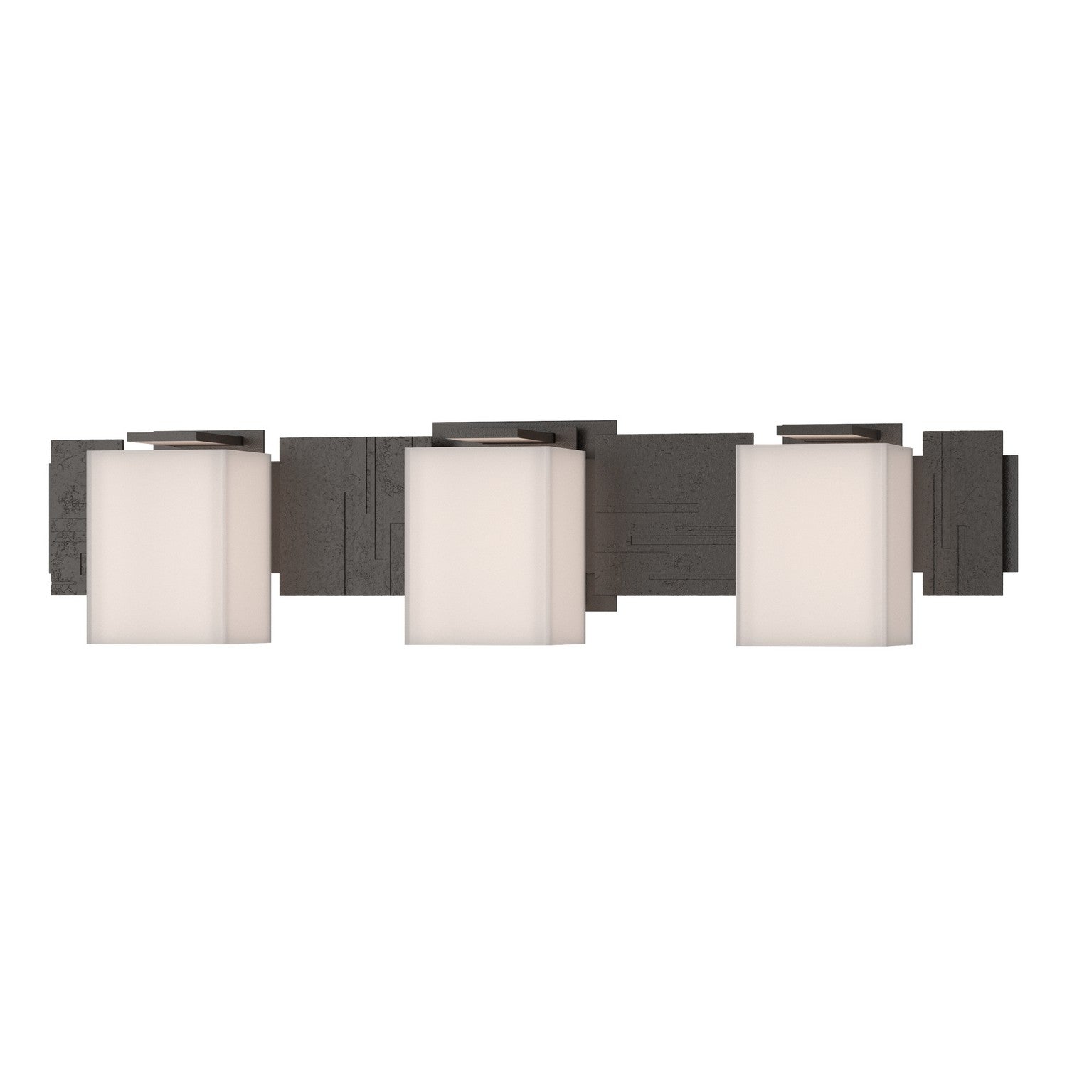 Hubbardton Forge - 207843-SKT-14-GG0108 - Impressions 3 Light Sconce - Impressions - Oil Rubbed Bronze