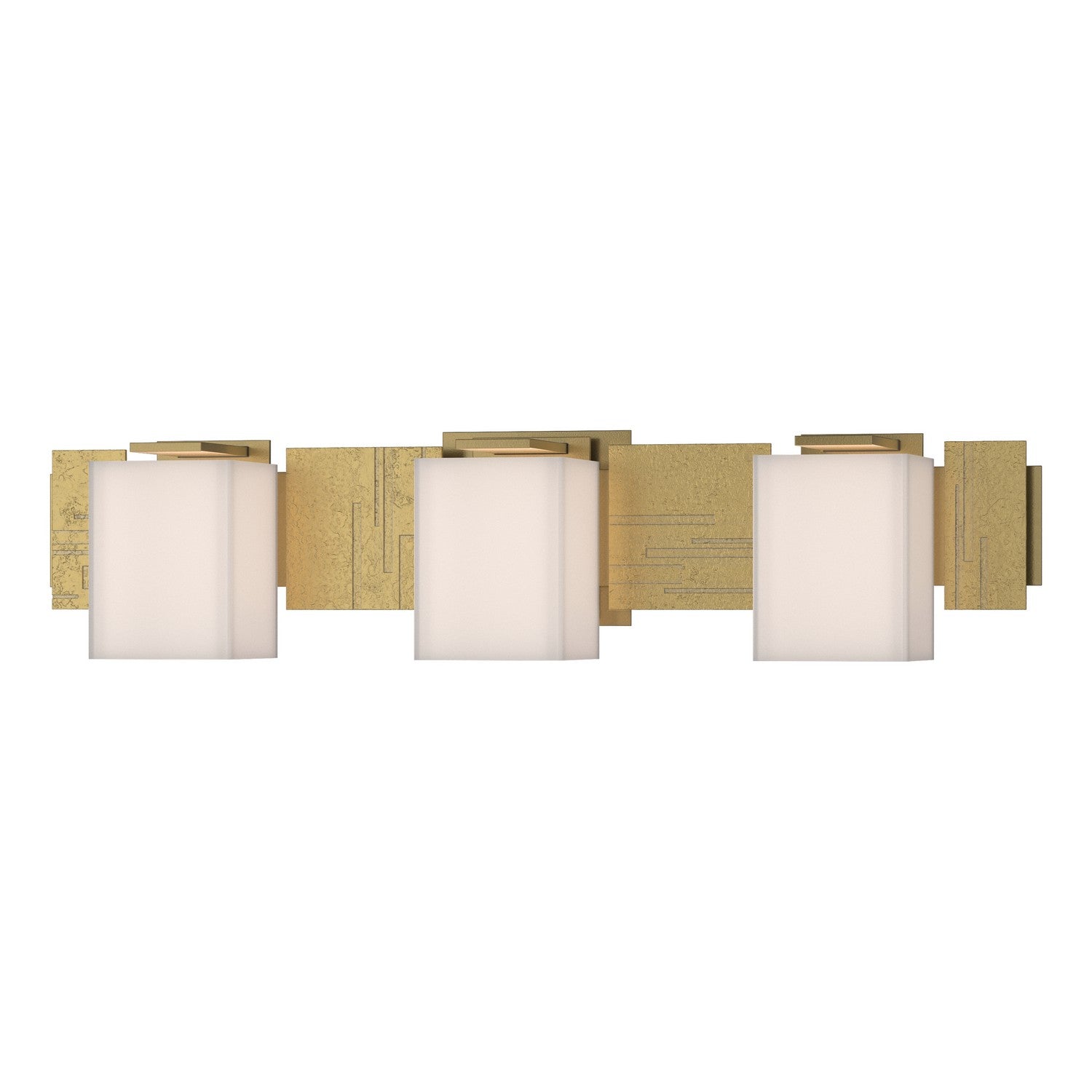 Hubbardton Forge - 207843-SKT-86-GG0108 - Impressions 3 Light Sconce - Impressions - Modern Brass