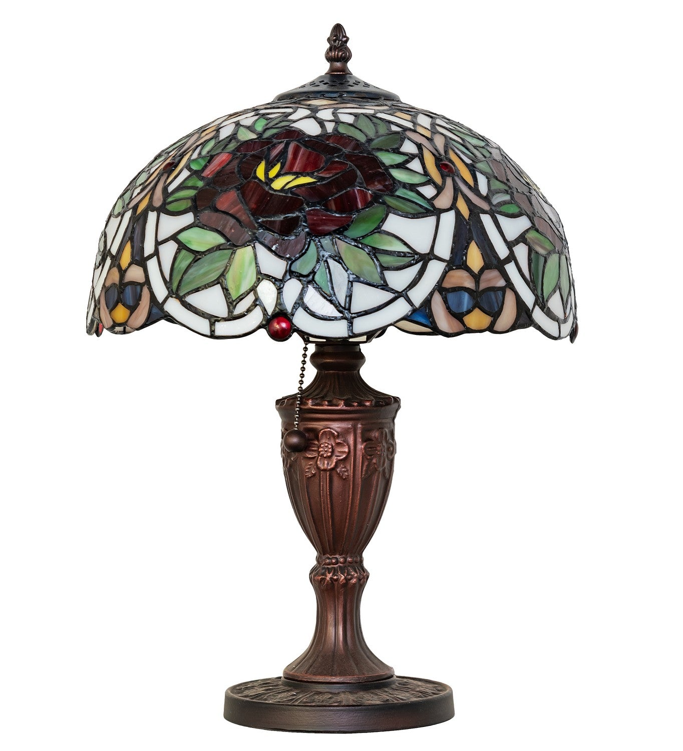 Meyda Tiffany - 78278 - One Light Table Lamp - Renaissance Rose