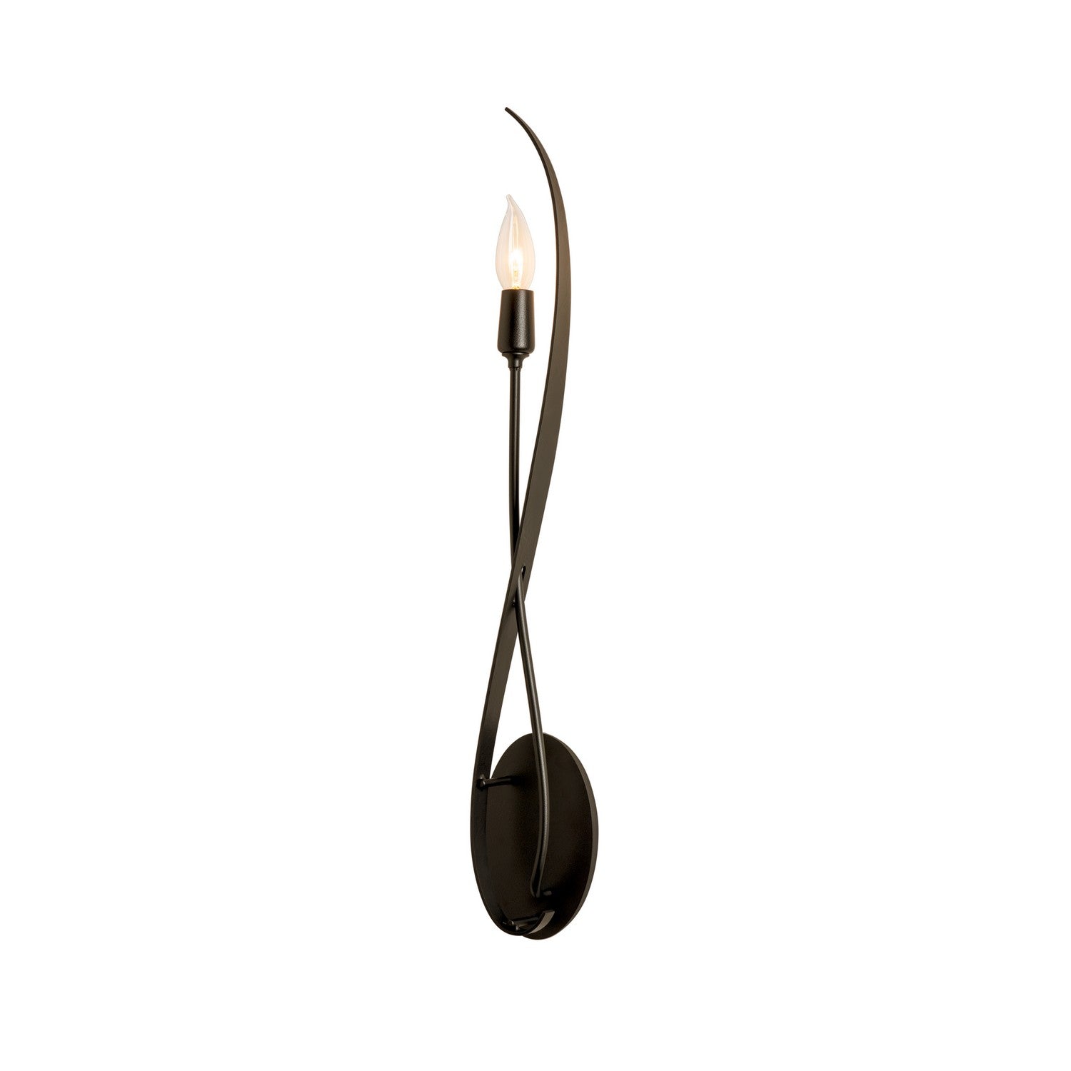 Hubbardton Forge - 209120-SKT-14 - One Light Wall Sconce - Willow - Oil Rubbed Bronze