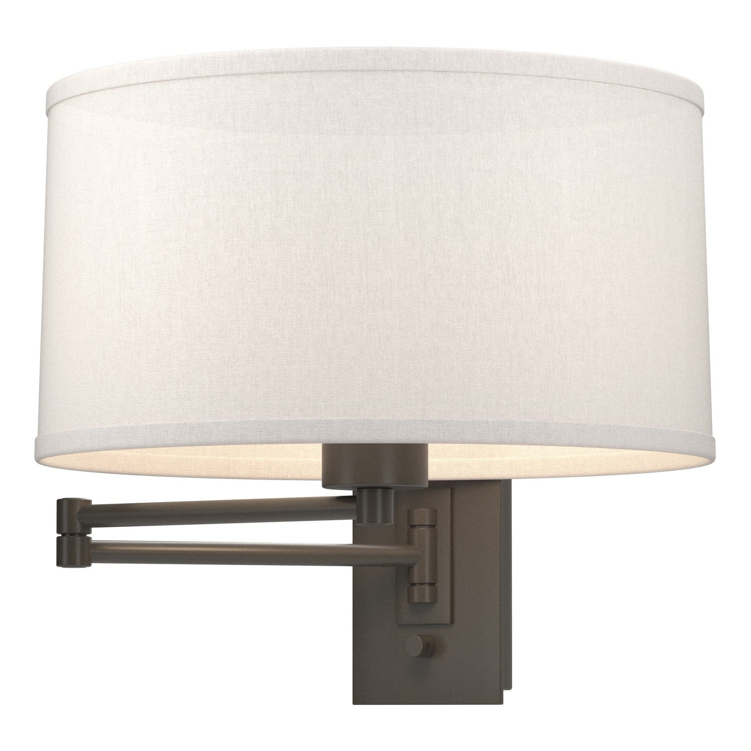 Hubbardton Forge - 209250-SKT-07-SE1295 - Simple Swing Arm Sconce - Simple Lines - Dark Smoke