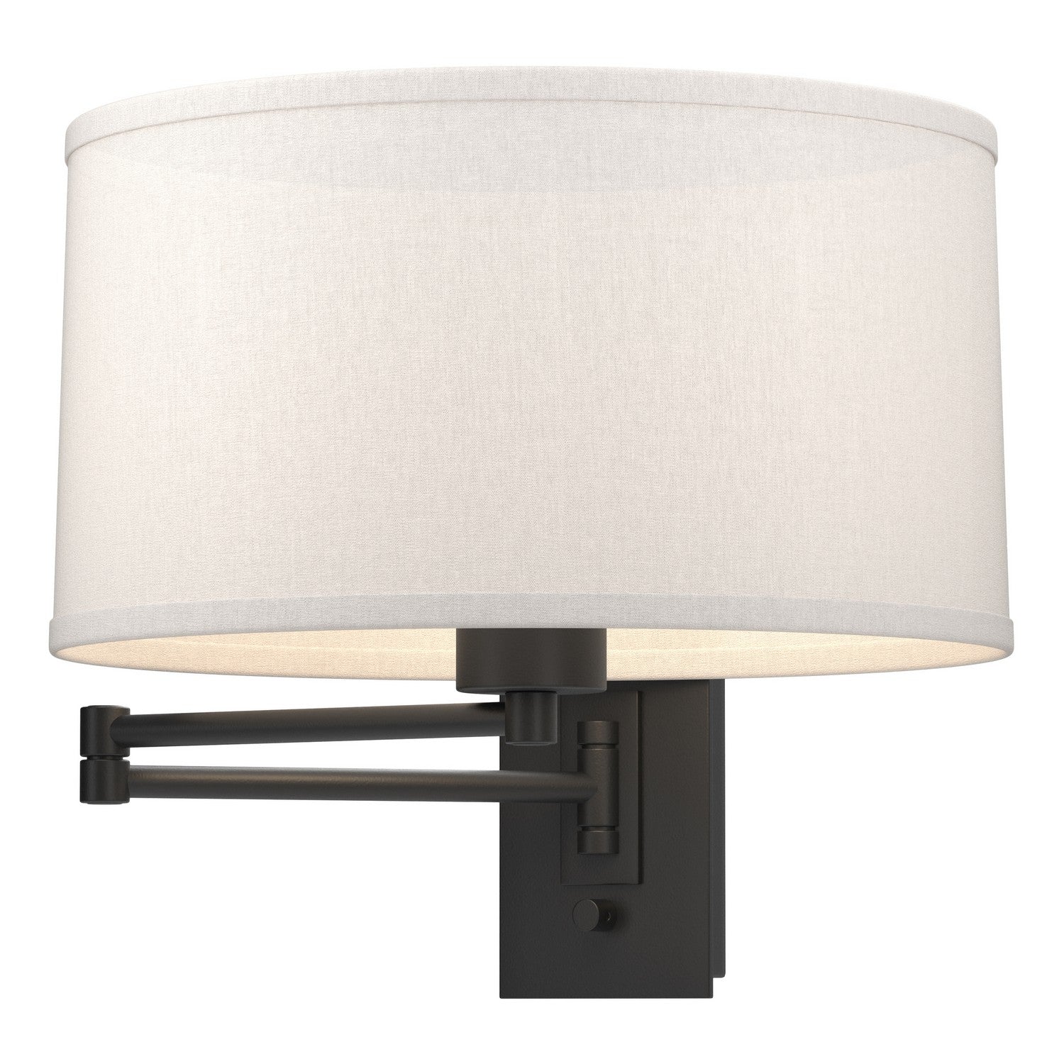 Hubbardton Forge - 209250-SKT-10-SE1295 - Simple Swing Arm Sconce - Simple Lines - Black