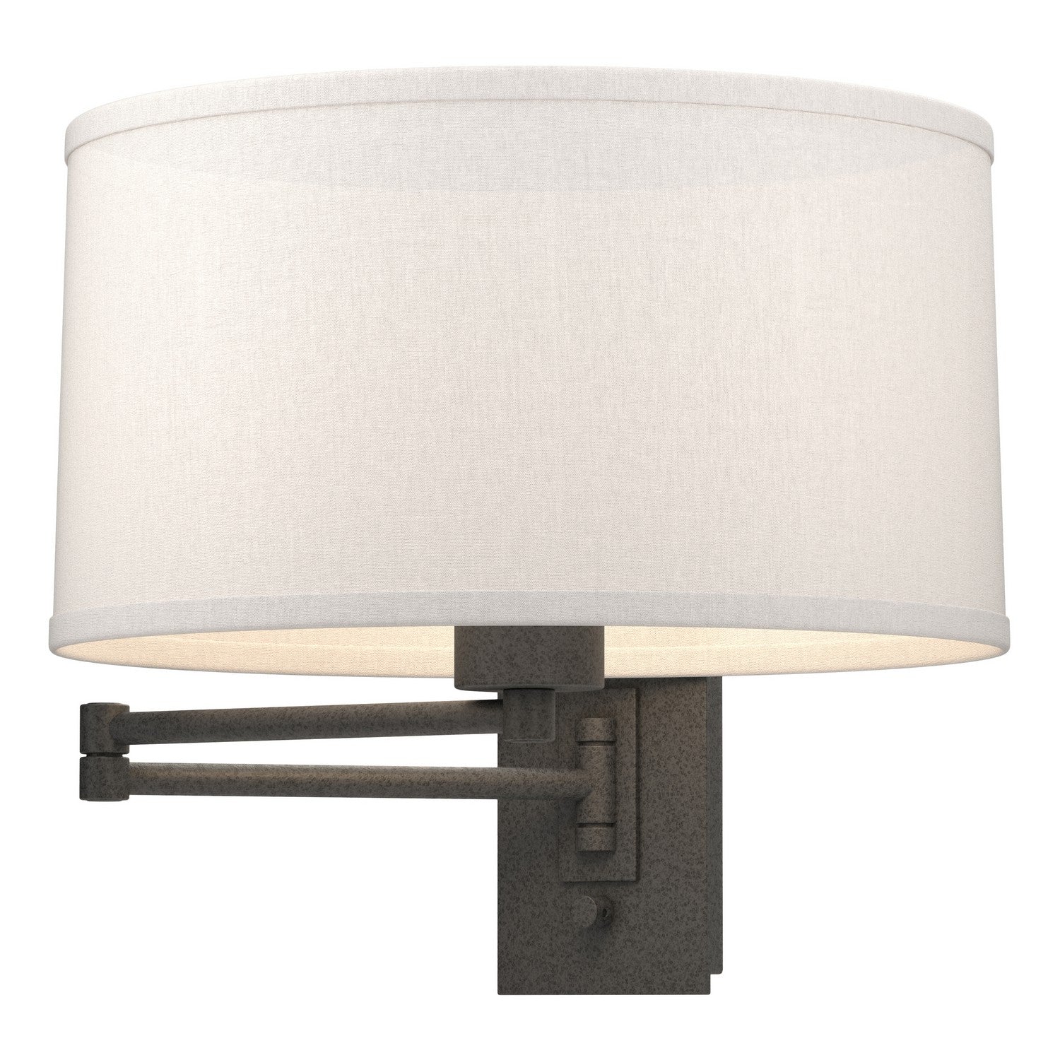 Hubbardton Forge - 209250-SKT-20-SE1295 - Simple Swing Arm Sconce - Simple Lines - Natural Iron