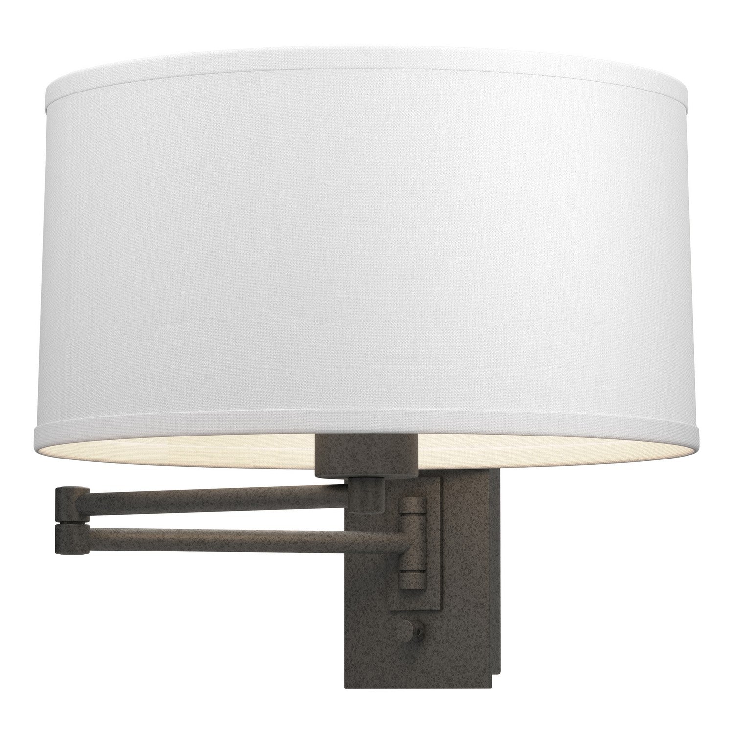 Hubbardton Forge - 209250-SKT-20-SF1295 - Simple Swing Arm Sconce - Simple Lines - Natural Iron