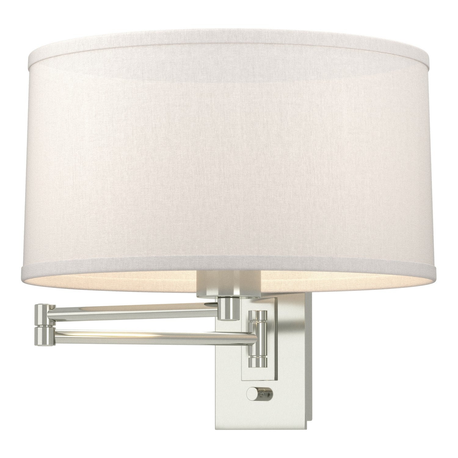 Hubbardton Forge - 209250-SKT-85-SE1295 - Simple Swing Arm Sconce - Simple Lines - Sterling