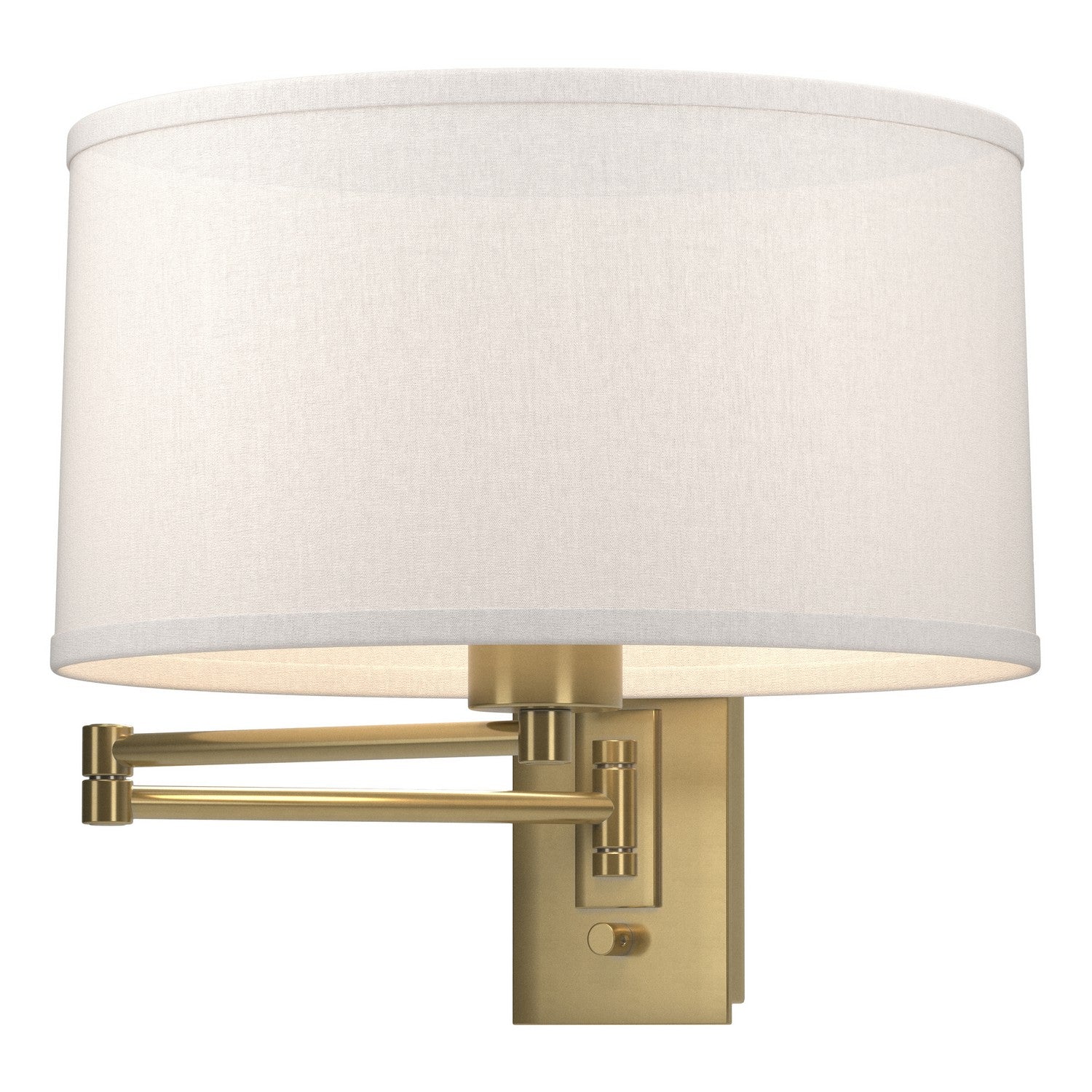 Hubbardton Forge - 209250-SKT-86-SE1295 - Simple Swing Arm Sconce - Simple Lines - Modern Brass