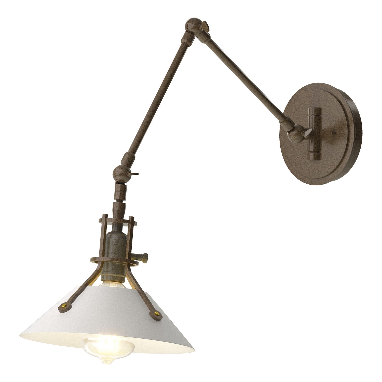 Hubbardton Forge - 209320-SKT-05-02 - Henry Sconce - Henry - Bronze