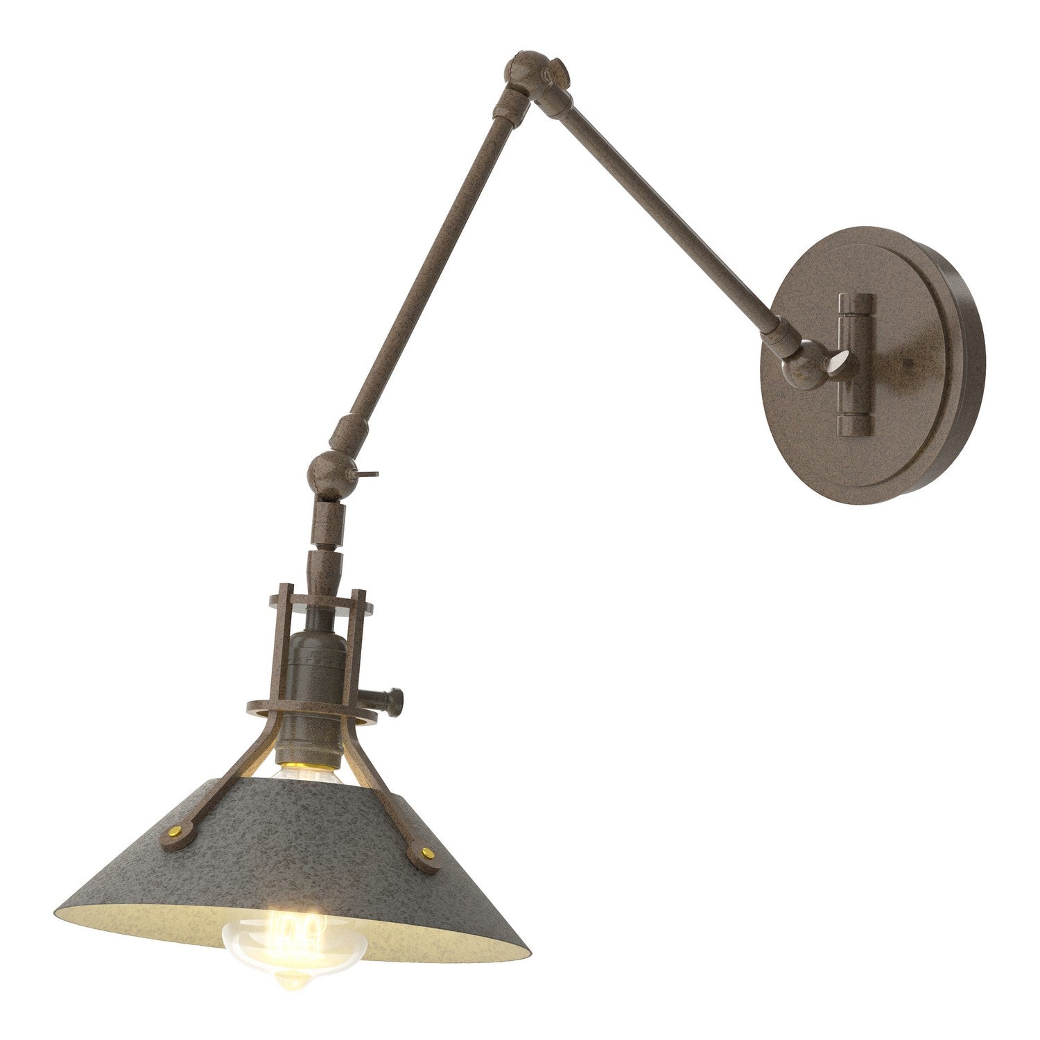 Hubbardton Forge - 209320-SKT-05-20 - Henry Sconce - Henry - Bronze