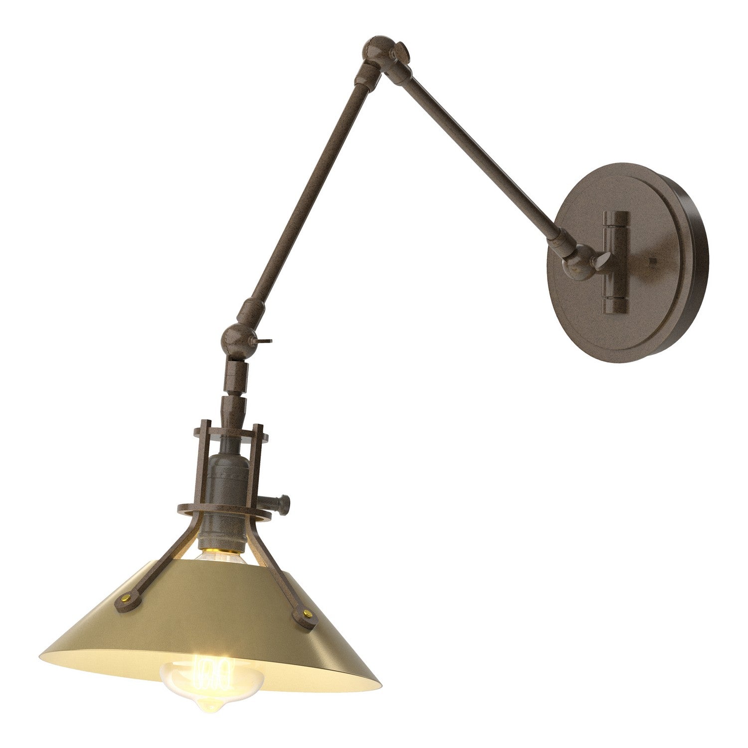 Hubbardton Forge - 209320-SKT-05-86 - Henry Sconce - Henry - Bronze