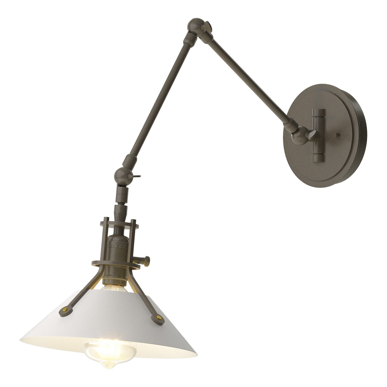 Hubbardton Forge - 209320-SKT-07-02 - Henry Sconce - Henry - Dark Smoke