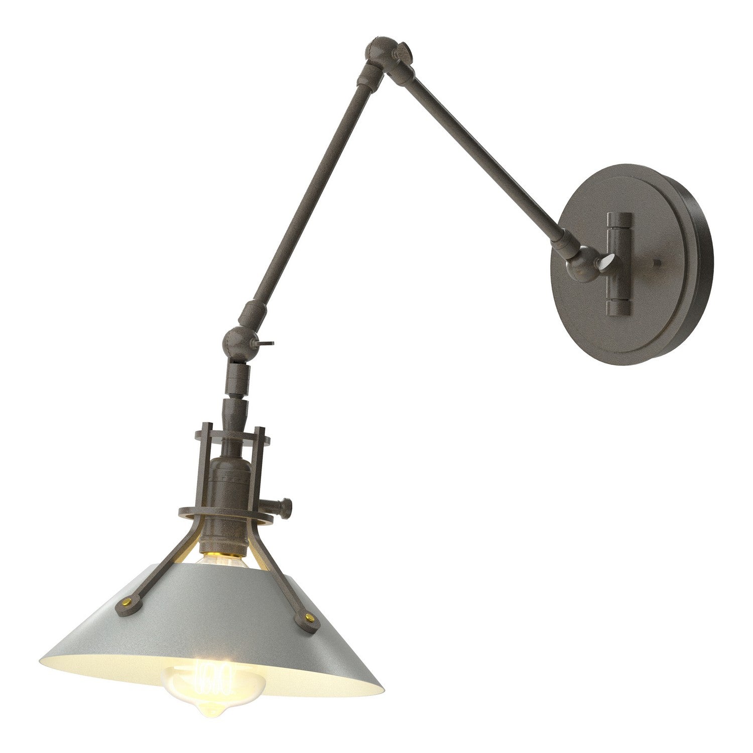 Hubbardton Forge - 209320-SKT-07-82 - Henry Sconce - Henry - Dark Smoke