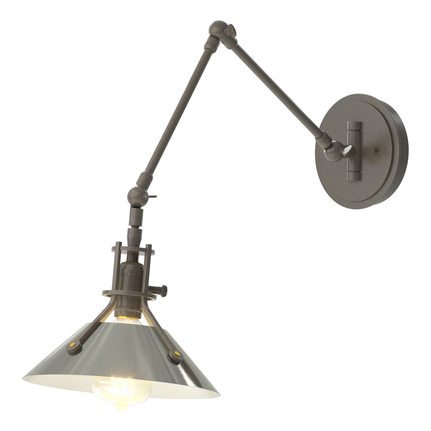 Hubbardton Forge - 209320-SKT-07-85 - Henry Sconce - Henry - Dark Smoke