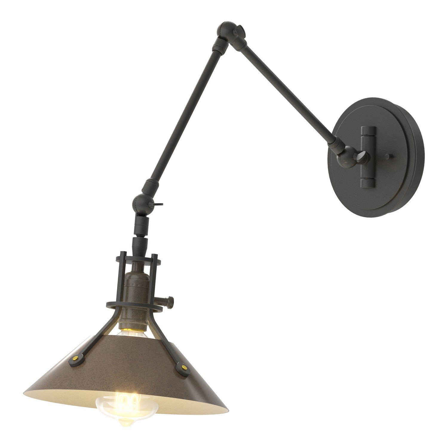 Hubbardton Forge - 209320-SKT-10-05 - Henry Sconce - Henry - Black