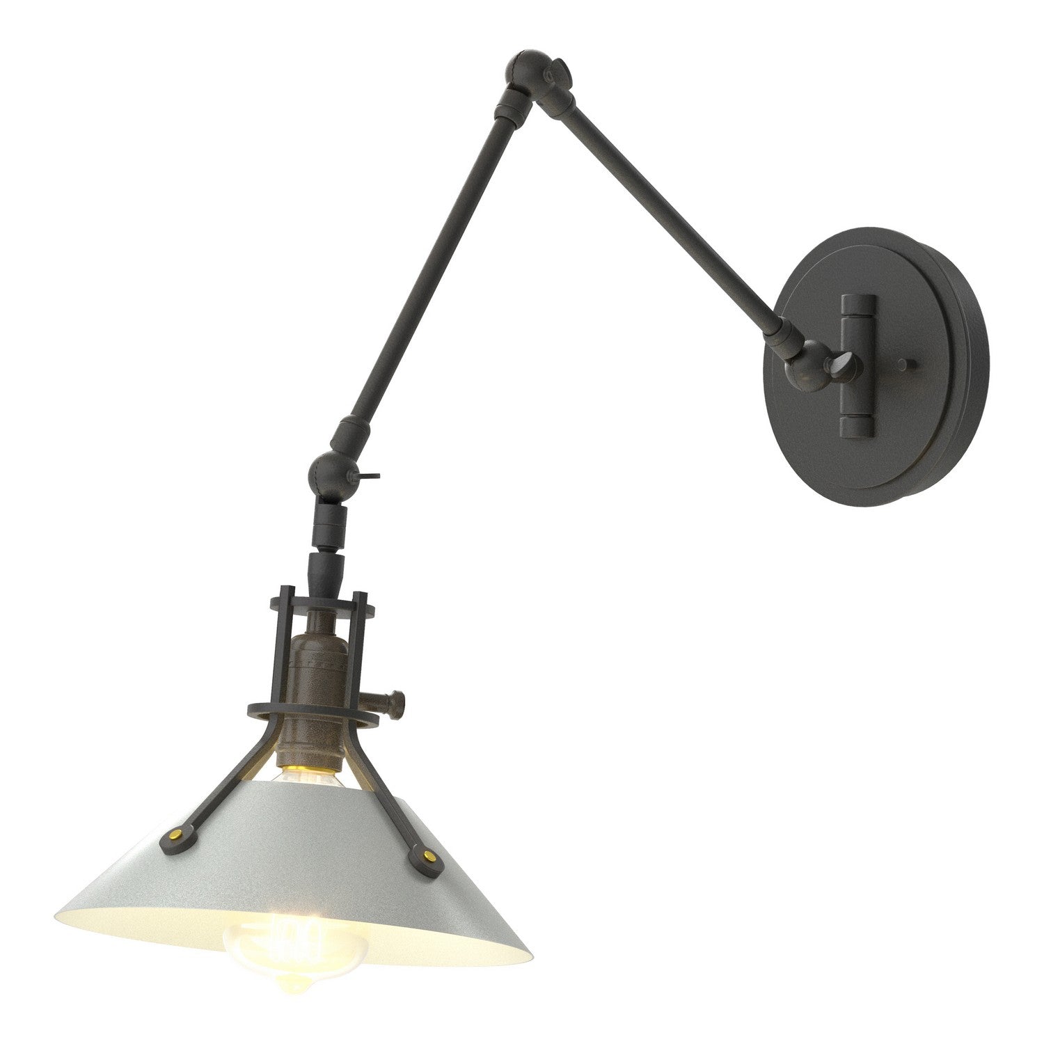 Hubbardton Forge - 209320-SKT-10-82 - Henry Sconce - Henry - Black