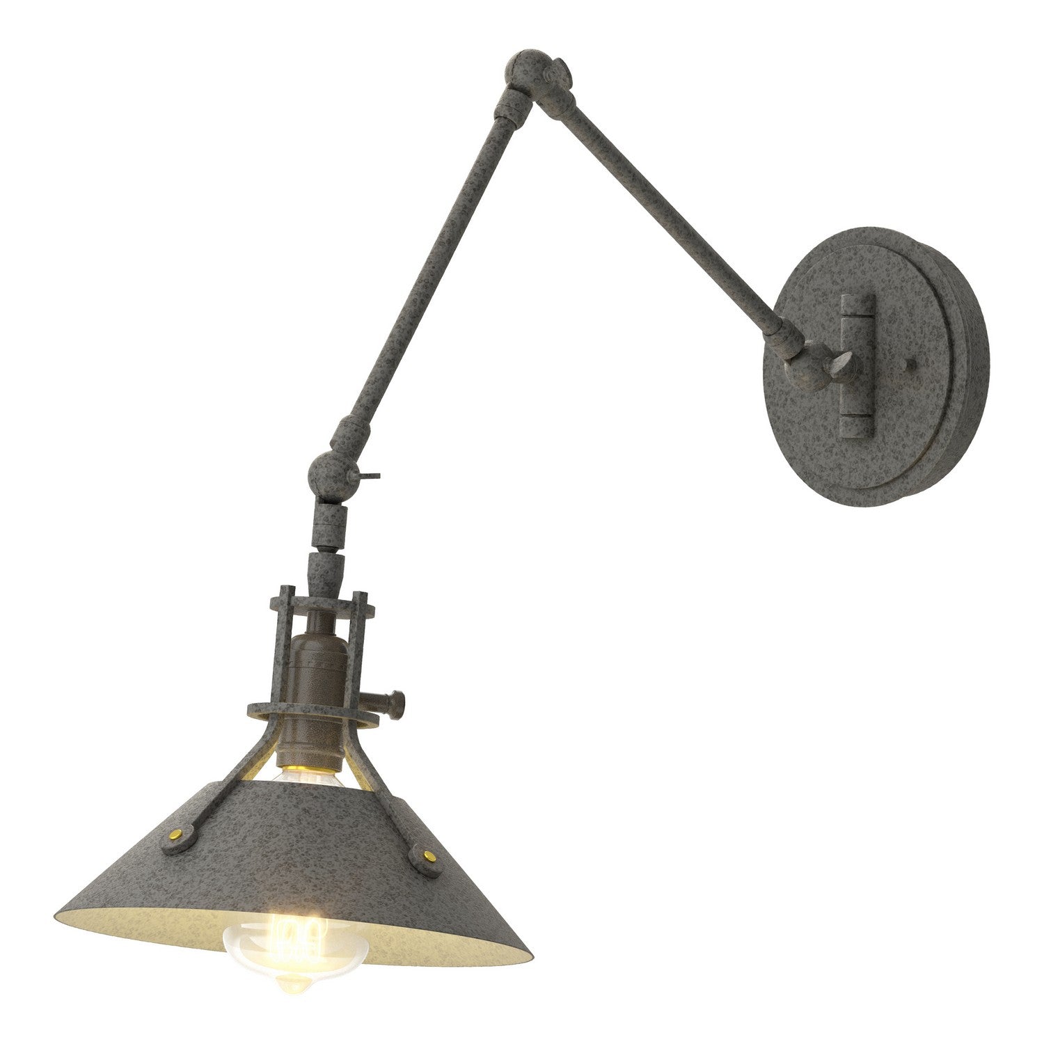 Hubbardton Forge - 209320-SKT-20-20 - Henry Sconce - Henry - Natural Iron