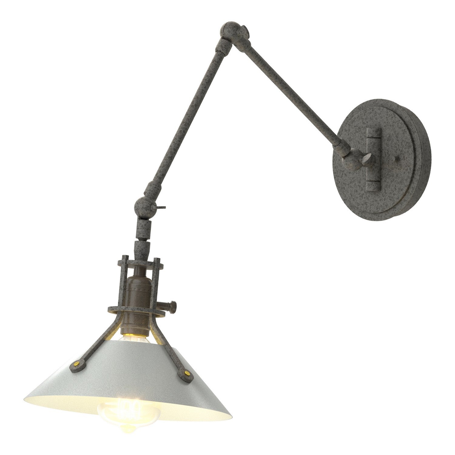 Hubbardton Forge - 209320-SKT-20-82 - Henry Sconce - Henry - Natural Iron