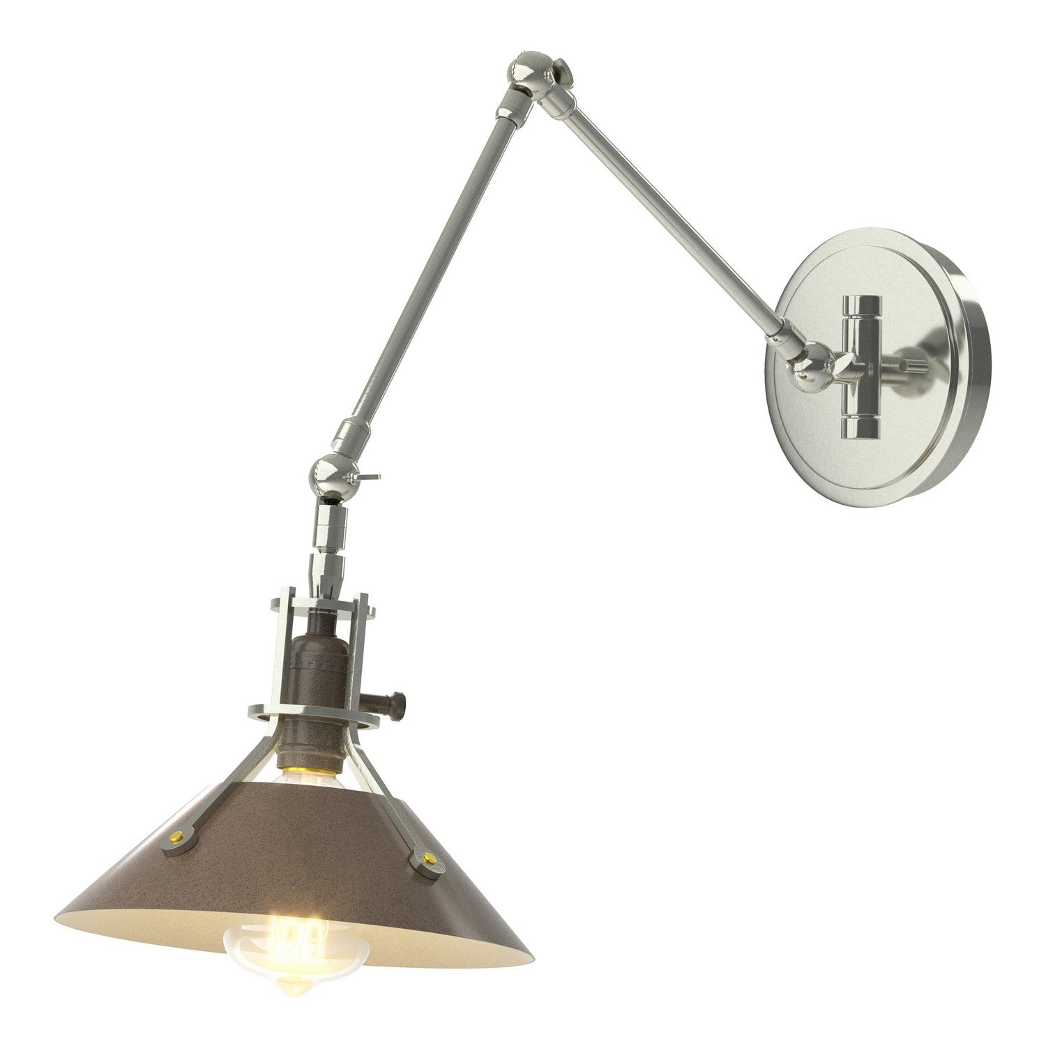 Hubbardton Forge - 209320-SKT-85-05 - Henry Sconce - Henry - Sterling
