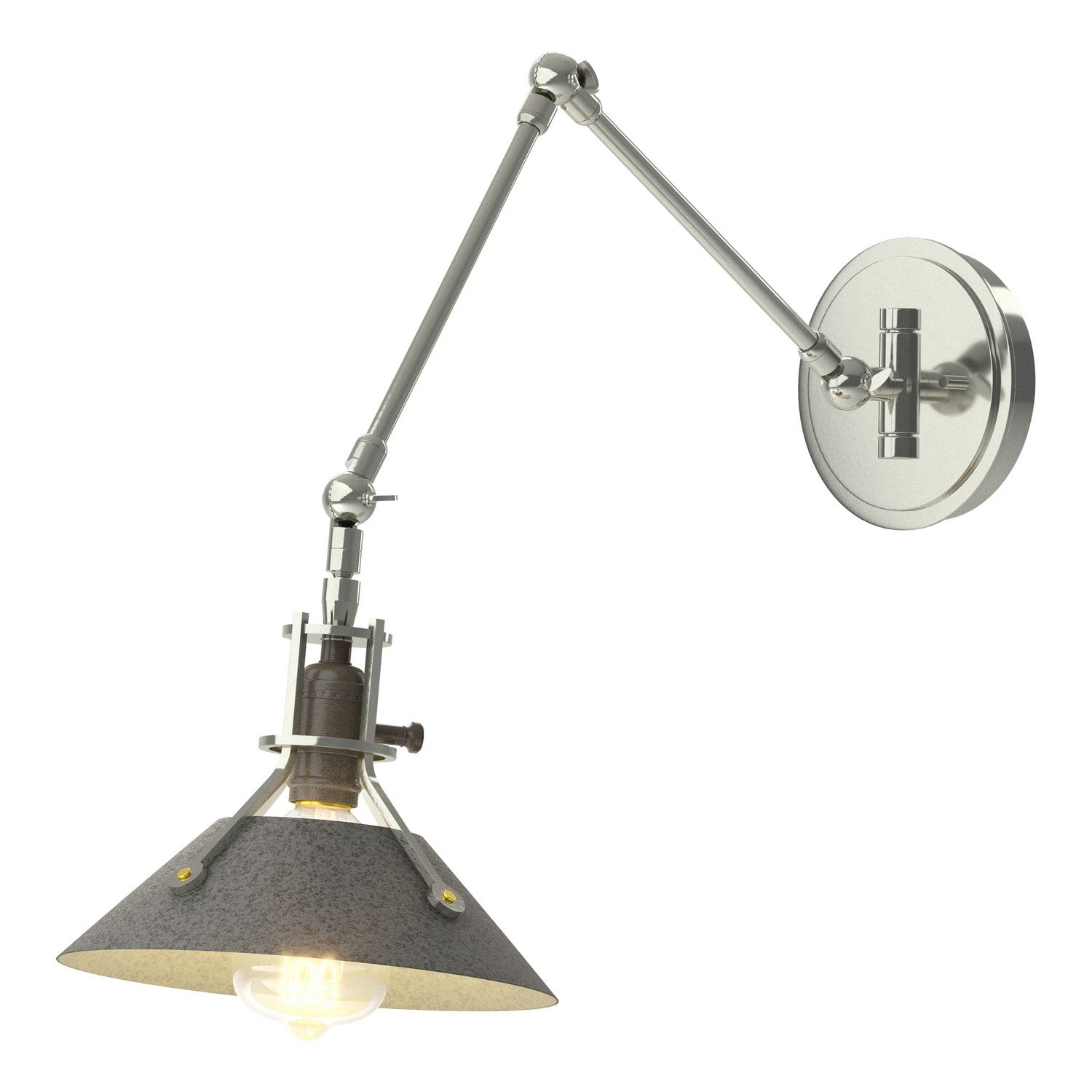Hubbardton Forge - 209320-SKT-85-20 - Henry Sconce - Henry - Sterling