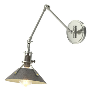 Hubbardton Forge - 209320-SKT-85-20 - One Light Wall Sconce - Henry - Sterling
