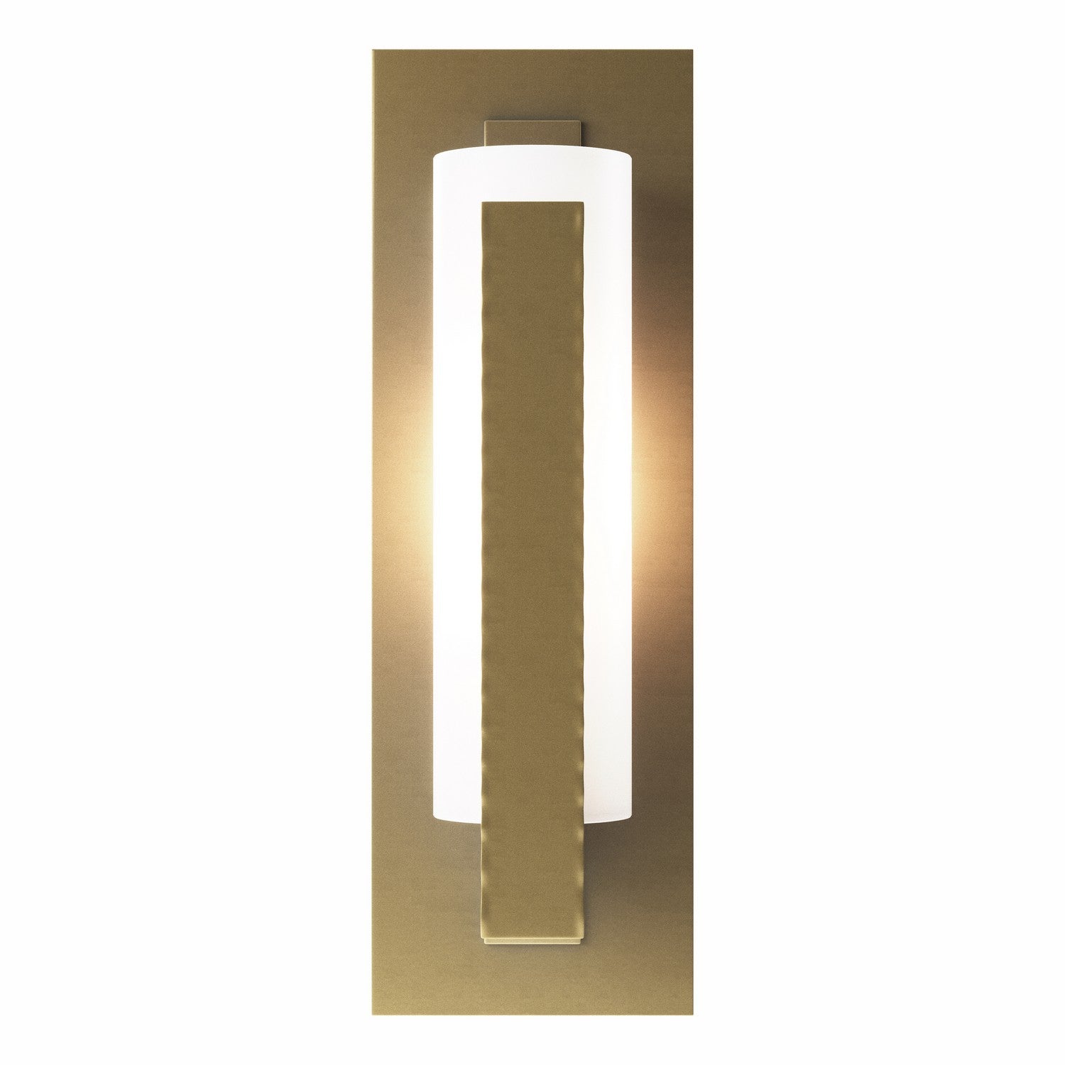 Hubbardton Forge - 217185-SKT-89-GG0065 - Forged Vertical Bar Sconce - Steel Backplate - Vertical Bar - Ink