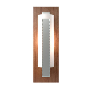 Hubbardton Forge - 217186-SKT-82-CH-GG0065 - One Light Wall Sconce - Vertical Bar - Vintage Platinum