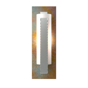 Hubbardton Forge - 217186-SKT-82-CP-GG0065 - One Light Wall Sconce - Vertical Bar - Vintage Platinum