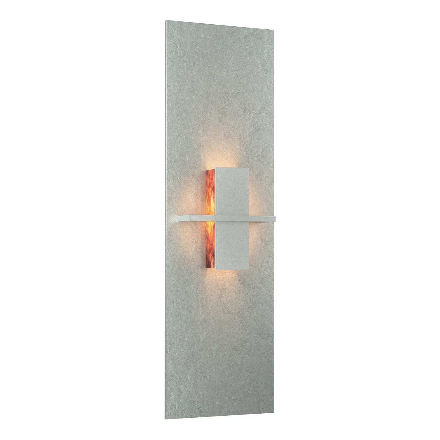 Hubbardton Forge - 217520-SKT-82-ZB0273 - Aperture Vertical Sconce - Aperture - Vintage Platinum