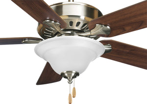 Progress Lighting - P2503-09 - 52"Ceiling Fan - Airpro Performance - Brushed Nickel