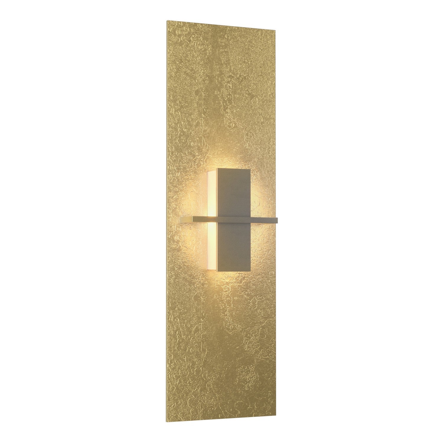 Hubbardton Forge - 217520-SKT-86-BB0273 - Aperture Vertical Sconce - Aperture - Modern Brass