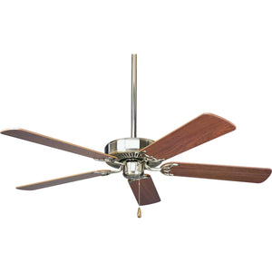 Progress Lighting - P2501-09 - 52"Ceiling Fan - Airpro Builder - Brushed Nickel